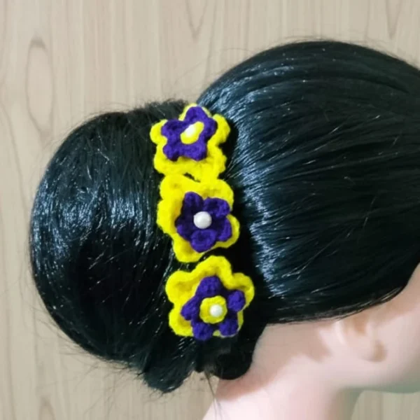 One side hair gajra